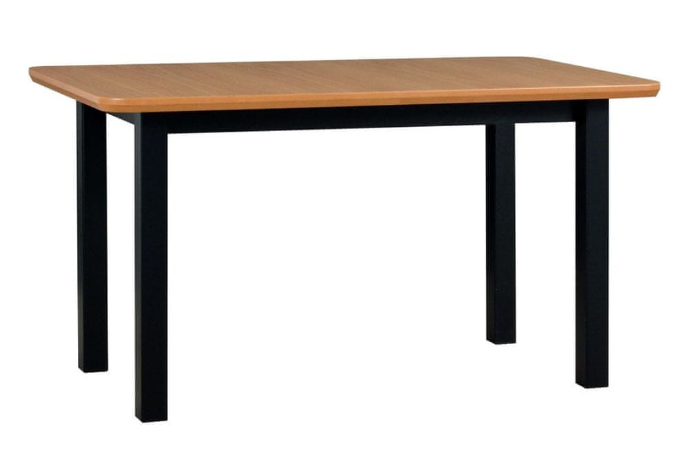 Veneti Jedálenský stôl BENEDIKT 2S - olša / čierna